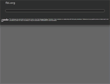 Tablet Screenshot of fbi.org